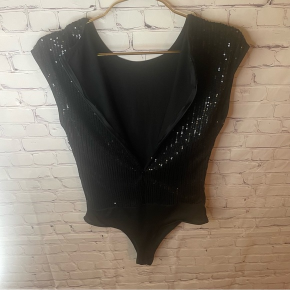 😍Beautiful Sequinced Bodysuit,Size L😍 - Picture 3 of 6